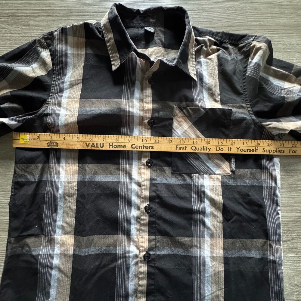 Oakley Short Sleeve Shirt - Black/Tan - Mens M - Picture 5 of 7